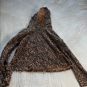 Leopard Print Hoodie